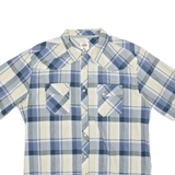 DICKIES Mens Shirt Blue Check XL