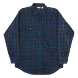 FIELD & STREAM Mens Lumberjack Shirt Blue Check Long Sleeve L