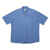 DICKIES Mens Plain Shirt Blue 2XL