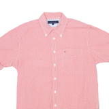 TOMMY HILFIGER Mens Shirt Red Check M