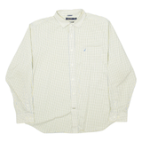 NAUTICA Mens Shirt Yellow Check Long Sleeve XL