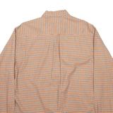 NAUTICA Mens Shirt Orange Check Long Sleeve M