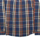 LEVI'S Mens Shirt Blue Check Long Sleeve M