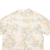 COTTON WORKS` Mens Hawaiian Shirt Beige Crazy Pattern 2XL