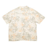 COTTON WORKS` Mens Hawaiian Shirt Beige Crazy Pattern 2XL