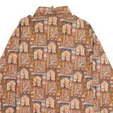 TALL SHOP Womens Shirt Brown Long Sleeve M