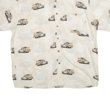 PURITAN Mens Shirt White Viscose L