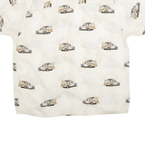 PURITAN Mens Shirt White Viscose L