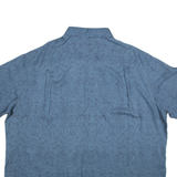 CAMPIA Mens Shirt Blue Floral 2XL