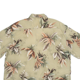 SADDLEBRED Mens Shirt Green Floral 2XL
