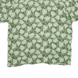 MUNSINGWEAR Mens Hawaiian Shirt Green Floral L