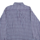 TOMMY HILFIGER Mens Shirt Blue Check Long Sleeve M