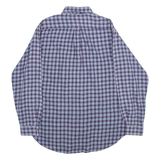 TOMMY HILFIGER Mens Shirt Blue Check Long Sleeve M