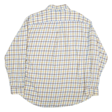 TOMMY HILFIGER Mens Shirt Yellow Check Long Sleeve 2XL