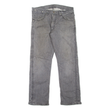 LEVI'S 514 Jeans Mens Grey Slim Straight W30 L30
