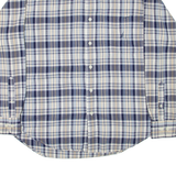 NAUTICA Mens Shirt Blue Plaid Long Sleeve M