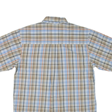 WRANGLER Rugged Wear Mens Shirt Blue Plaid L