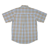 WRANGLER Rugged Wear Mens Shirt Blue Plaid L