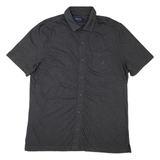NAUTICA Mens Plain Shirt Grey XL