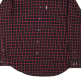NAUTICA Mens Shirt Red Check Long Sleeve M