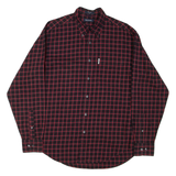 NAUTICA Mens Shirt Red Check Long Sleeve M