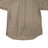 HAPPY LIFE Mens Plain Shirt Beige L