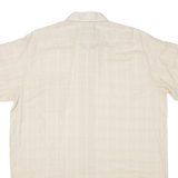 FALLER FEINTEXTIL Mens Shirt Beige Check L