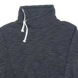 REEBOK Womens Sweatshirt Grey High Neck M