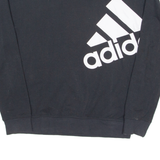 ADIDAS Climalite Womens Sweatshirt Black Crew Neck S