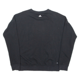 ADIDAS Climalite Womens Sweatshirt Black Crew Neck S