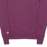 CHAMPION Womens Sweatshirt Purple Crew Neck XS