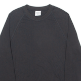 CALVIN KLEIN Mens Sweatshirt Black Crew Neck S