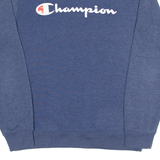 CHAMPION Mens Sweatshirt Blue Crew Neck L