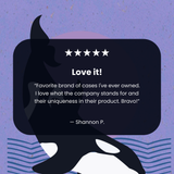 Lavender Orca iPhone 6/6s/7/8/SE Case