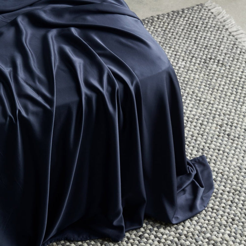 Ocean | Sateen+ Sheet Set Made with 100% Organic Bamboo #Color_ocean