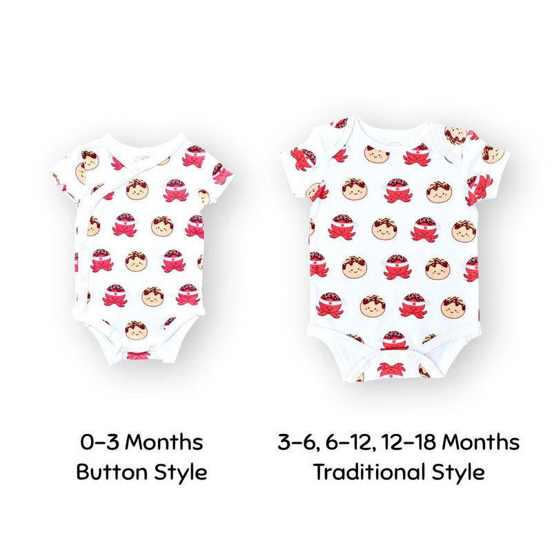 Organic Cotton Baby Onesie - Takoyaki