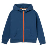 Navy Fleece Zip Up Hoodie