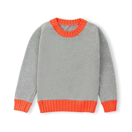 Colorblock Crewneck Sweater