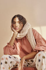 Olivia women blouse - Petal