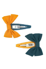 Bow hair clip set - Tuscany