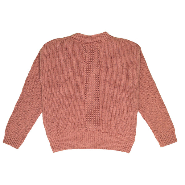 Chunky Marled Cotton Sweater