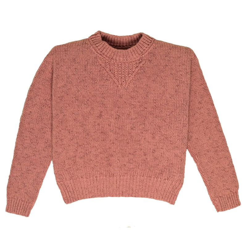 Chunky Marled Cotton Sweater