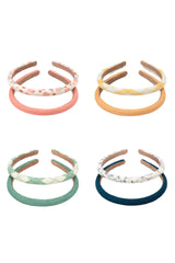 Headbands - Fern Plaid