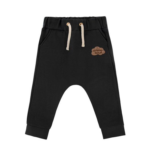 Organic cotton kid's pants - Black