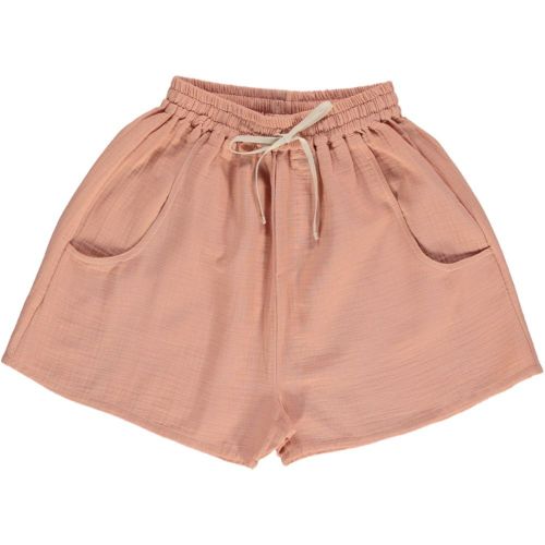 Organic cotton women shorts - Peach
