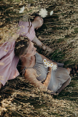 Back to nature girl's dress - Dusty Pink