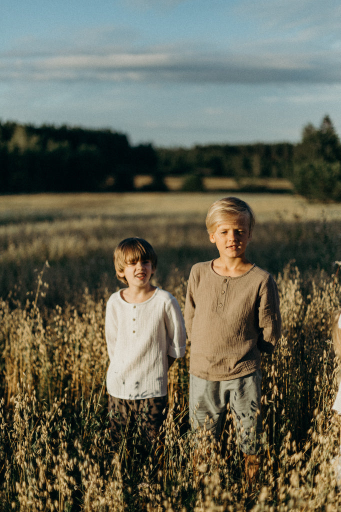 Back to nature muslin shirt - Sand
