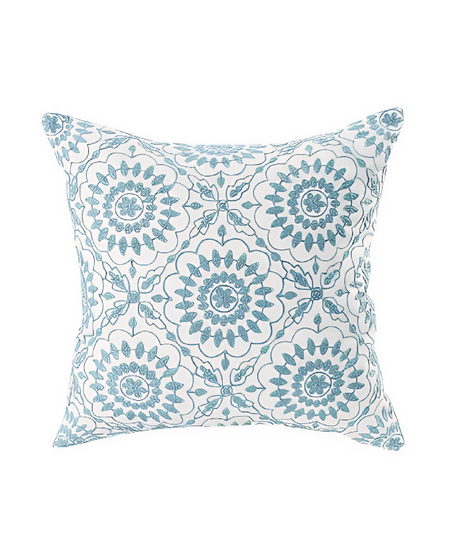 Anypillow Medallion Pattern Floral Embroidered Pillowcase Decorative Cushion Cover