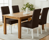 Anyseat Coffee Waterproof Chair Cover – Corn Kernel Pattern Stretch Slipcover for Dining Room