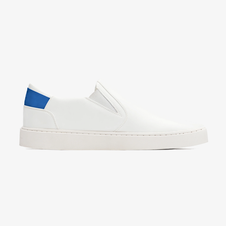 Men's Slip On | White-Blue